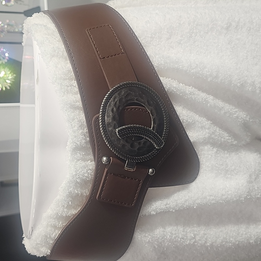 NWT Brown "Coolfire" Belt from Artinfinitum.art Fashion House